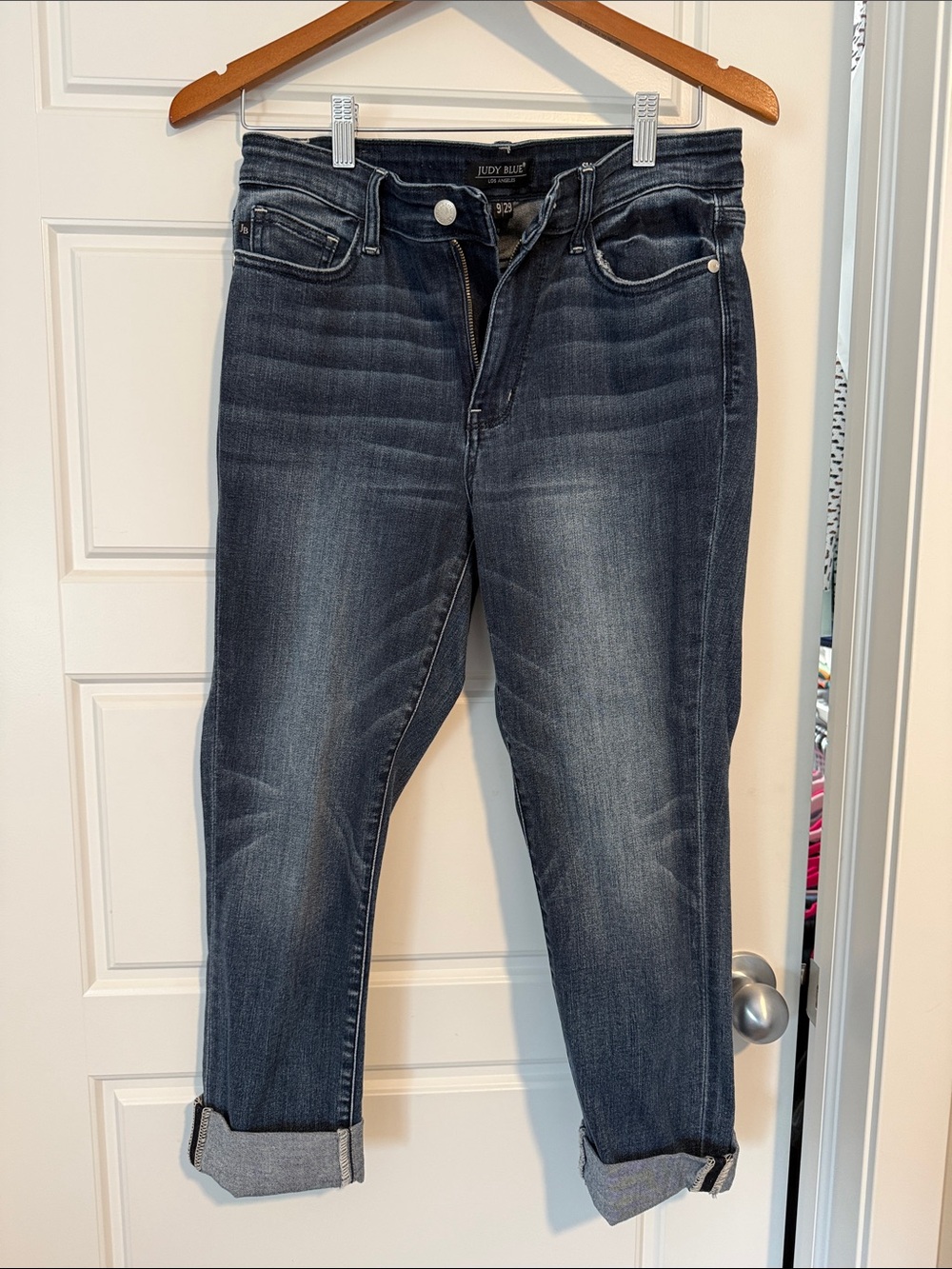 Judy Blue Dark Wash skinny fit capri